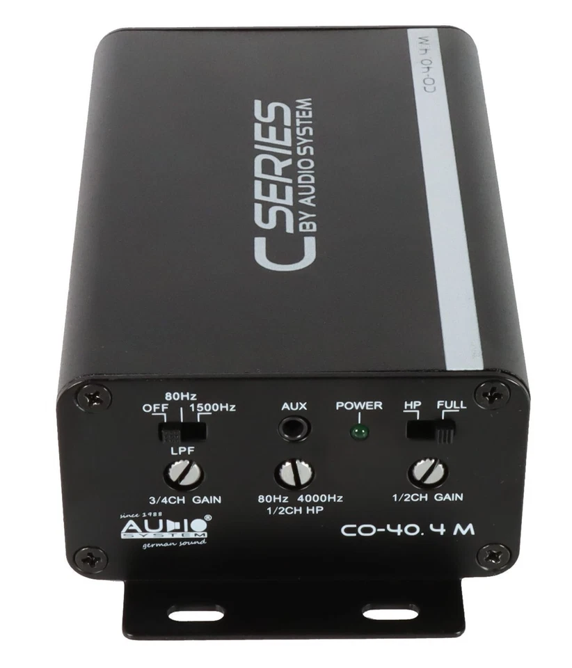 Audio System CO-40.4M mini 4-Kanal-Verstärker ISO plug&play digital 240 Watt - Bild 3 von 4