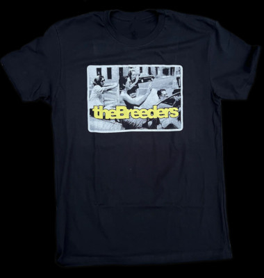 VTG The Breeders band black T-shirt UNISEX All sizes short sleeve 1F1921