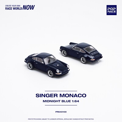 Pop Race - Singer Porsche, monaco midnight blue - PR640100