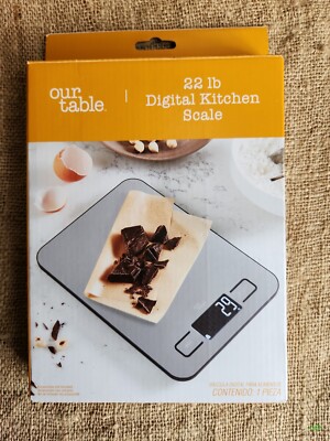 OUR TABLE Digital Electronic Kitchen Food Diet Postal Scale Weight- 22lb