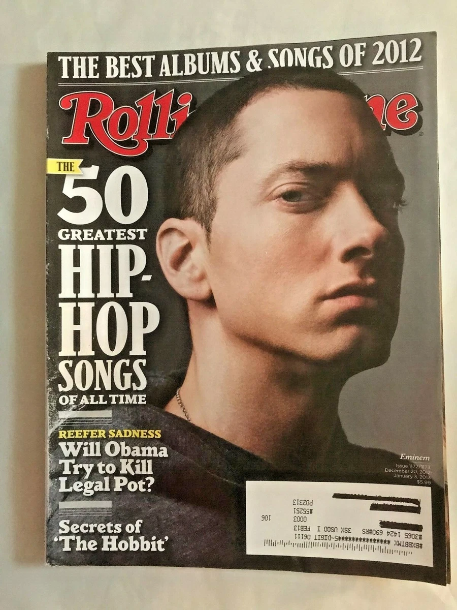 ROLLING STONE MAGAZINE #1172/ 1173 DECEMBER 20 2012 EMINEM RARE COVER TOP  50 HH