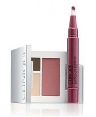 clinique vitamin c lip smoothie strawberry bliss Totally Neutral Eye Shadow Duo With New Clover Blusher and The buildable Size:US11 كريم العين للهالات السوداء GHK-CU, PTD-DBM, Zinc Thymulin