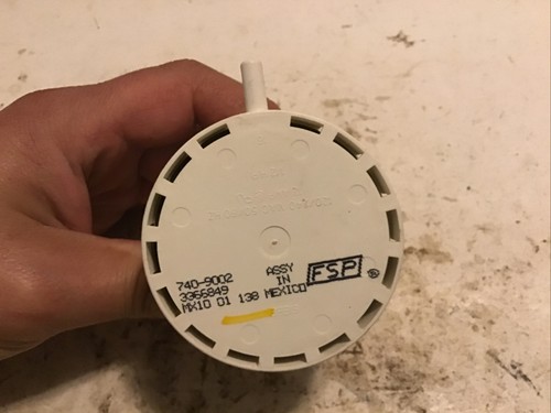Roper Whirlpool Washer Water Level Switch w/ Knob Part # 3366849. WD8 - 第 2/3 張圖片