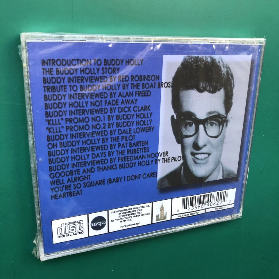 BUDDY HOLLY STORY Rock & Roll Rockabilly CD Dick Clark • Red Robinson Interviews - Image 2 of 4