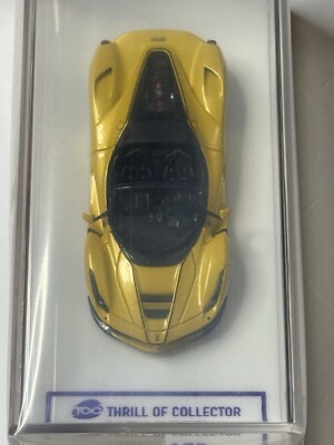 Fuelmeモデル 1/64 フェラーリ ラ フェラーリ アペルタ Giallo TOC×Fuelme 1:64 Resin Model Ferrari Laferrari Aperta Yellow