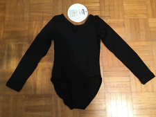 CTLINEA BODY BAMBINA GINNASTICA RITMICA DANZA FILANCA NERO TAGLIA 32