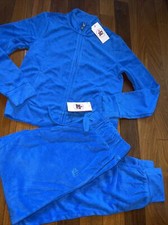 Juicy Couture SMALL Royal Blue Tracksuit - Terry Cloth Jacket And Pants Set