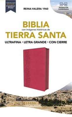 Biblia Reina-Valera 1960, Tierra Santa, Ultrafina, Letra Grande, Leathersoft, Fu
