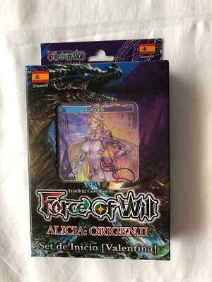 SET INICIO NUEVO VALENTINA ALICIA ORIGEN 2 FORCE OF WILL NUEVO SPANISH