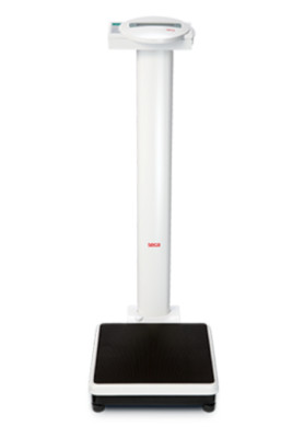 SECA 769 digital column scale with 200 kg/440 lbs capacity, display in kg/lbs