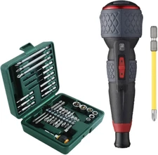 Vessel Electric Ball Grip Screwdriver  220USB-P1  29-piece bit and socket set