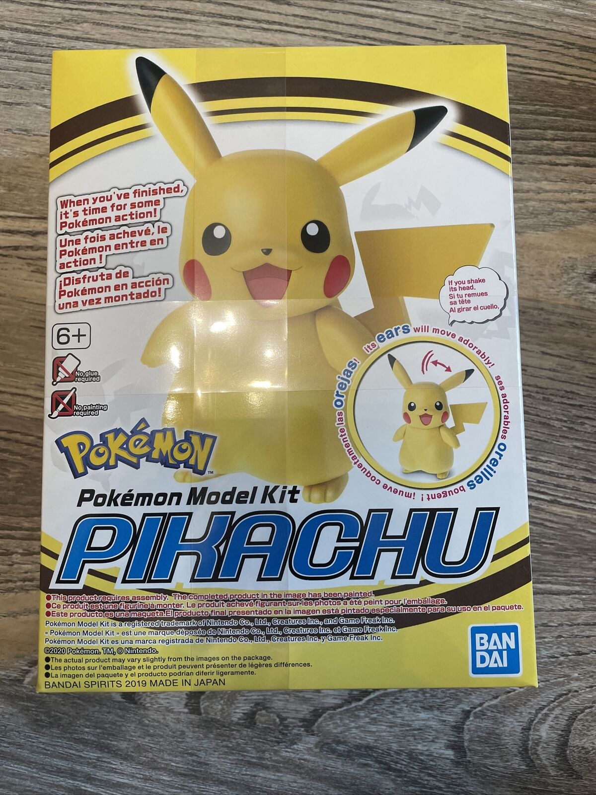 Bandai Hobby Pokemon Plamo Pikachu Model Kit USA Seller