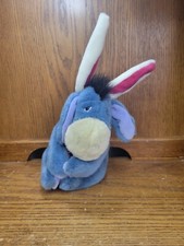 Disney Winnie The Pooh 10  Plush Eeyore With Bunny Ears