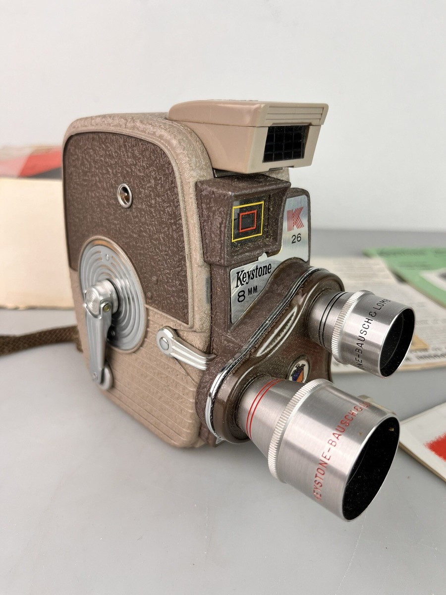 Vintage Keystone 8mm Movie Camera K 26 /THE FILM DOOR IS MISSING