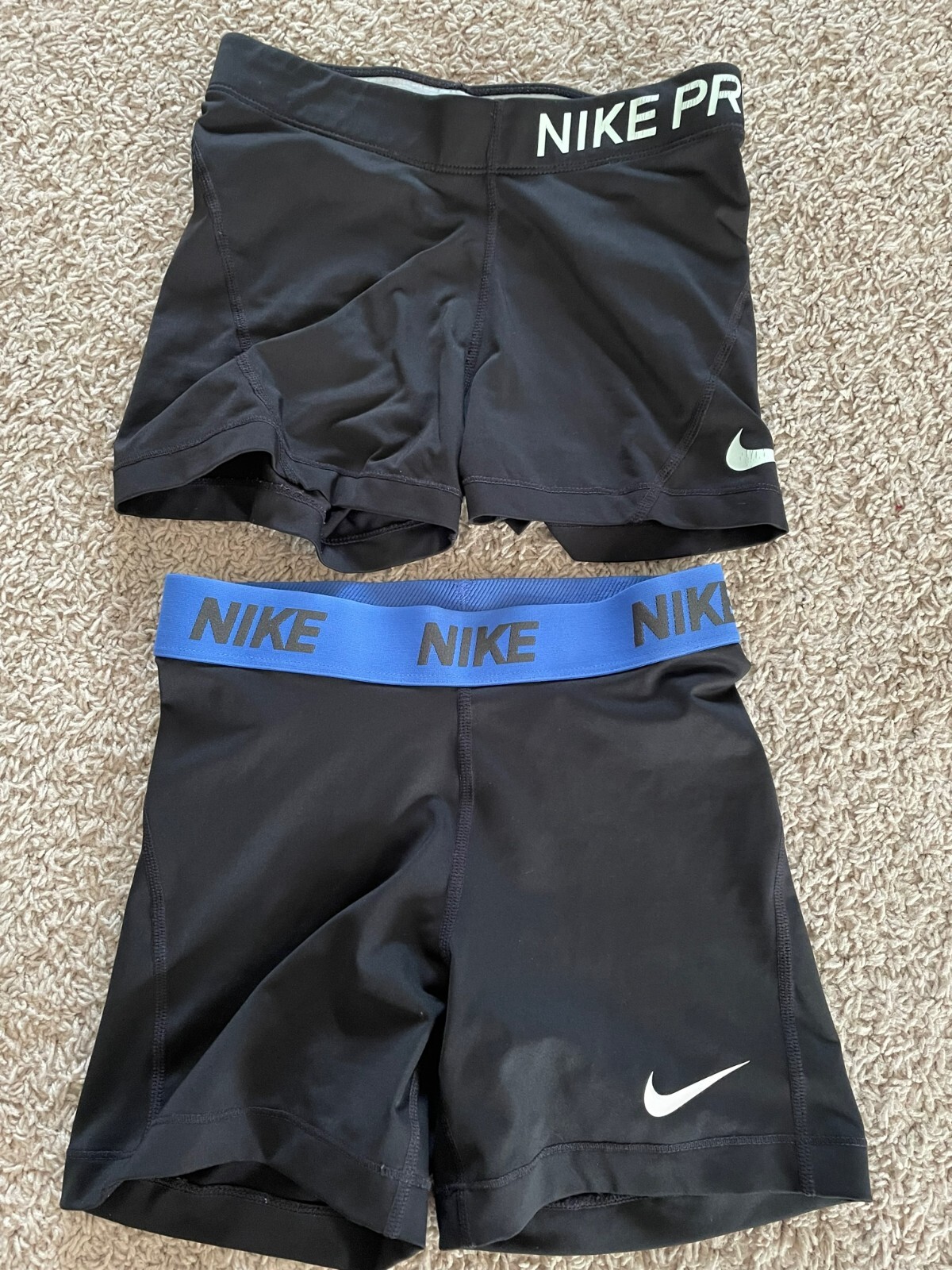 Women's Nike Athletic Booty Shorts bundle, both size … Gem
