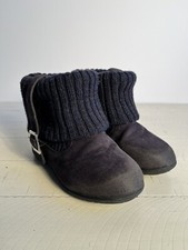 BeBe Girl s Suede Boots - Japan Size 16.0 Navy Blue