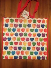 HomeGoods Large Shopping Tote Bag 🍏APPLES 🍎 Reusable Eco Friendly NEW🍏