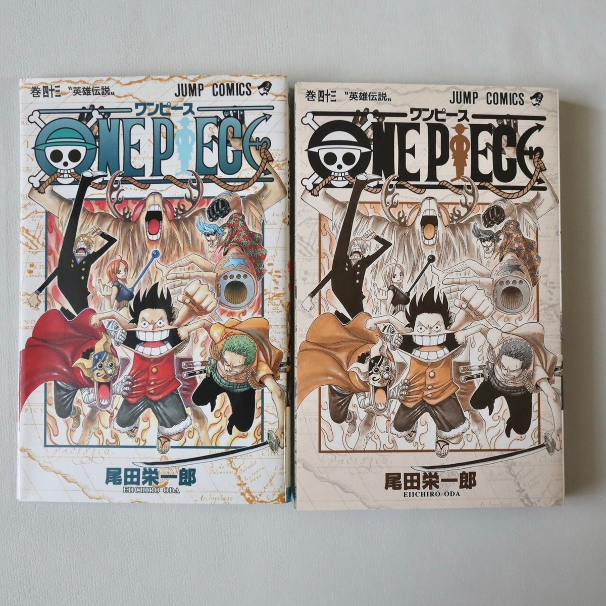 One Piece 1st Print #43 Comic w/OBI Japanese Manga 2006 volume 43