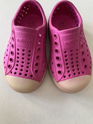 Baby Girl Native Pink Water Shoes Rubber Size E5