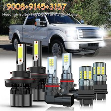 Combo Led Headlight Hilo Fog Light Turn Signal Bulbs For 2004-2014 Ford F150 Combo Led Headlight Hilo Fog Light Turn Signal Bulbs For 2004-2014 Ford F150