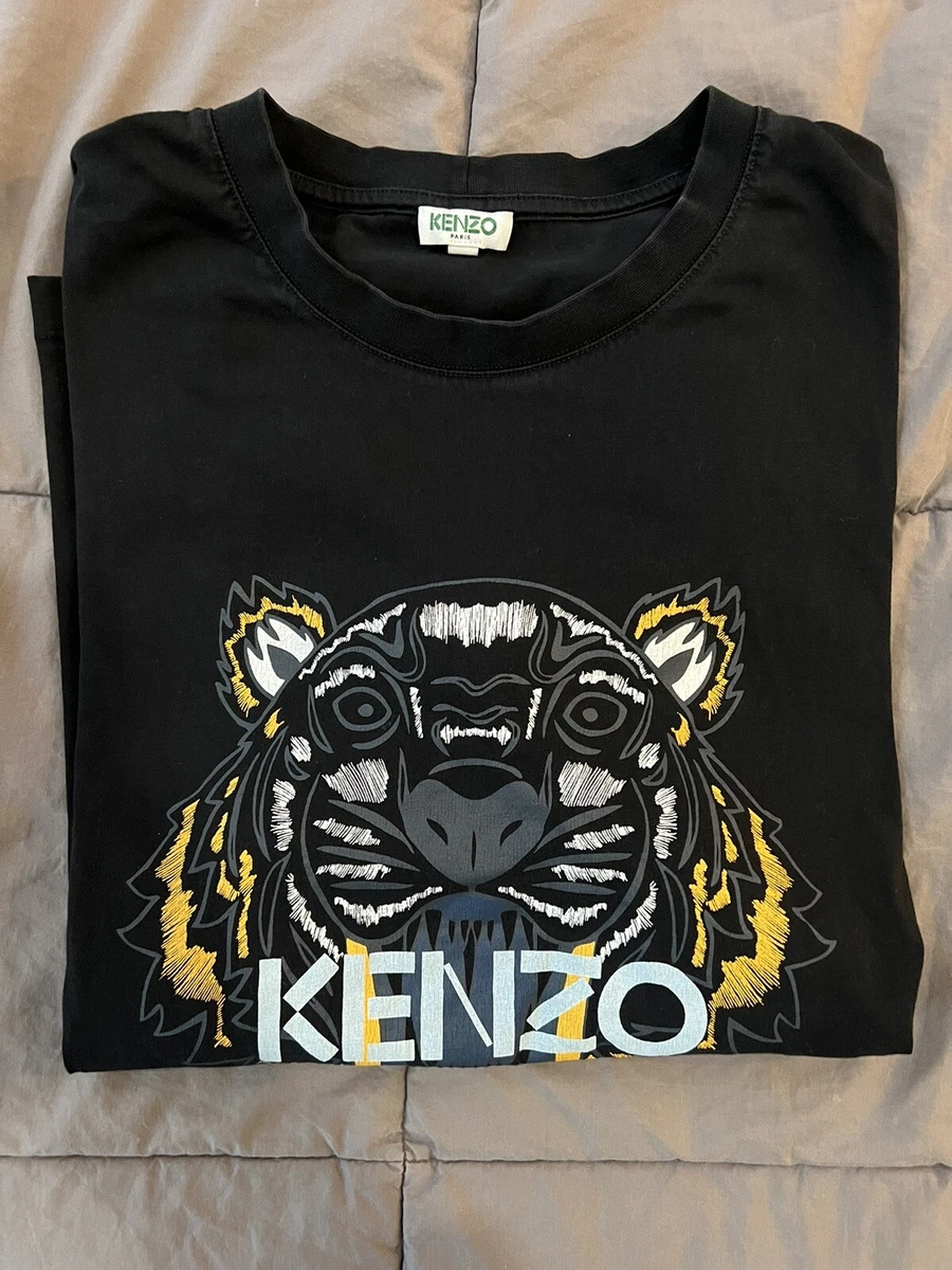 Kenzo Cotton Printed Short T-Shirt Size XL | eBay