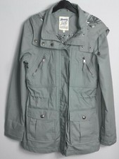 Worn Once *gorgeous* Uk10/ Mantaray/ Light Green Rain Coat/ Faithful & True/vvgc