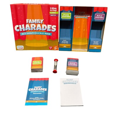 FAMILY CHARADES ACT! SHOUT! CHUCKLE! ROAR!  Game - 100% Complete NEW Opened Box