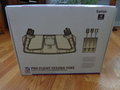 Saitek Pro Flight Cessna Yoke-Flight Yoke and 3-Lever Quadrant