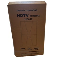 Indoor/Outdoor Antenna Model HD012 For All TVs 4K 1080P HD Digital w/ Amplifier
