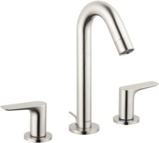 Hansgrohe Logis Modern Bathroom Sink Faucet Brushed Nickel 71533821 New AS IS