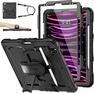 SEYMAC Stock Case für iPad Pro 12,9 Zoll 2022/2021/2020/2018 (6th/5th/4th/3rd Ge
