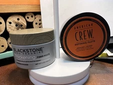 Pick: American Crew Defining Paste Wax  or  BLACKSTONE Sandalwood Thickening