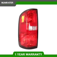 For 2015-2021 Chevy Colorado Series Driver Side Brake Tail Light Chrome Red Lens