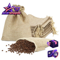 GeschenksäCkchen Jute 13X18Cm 30 StüCk Mit Zugband Wiederverwendbar