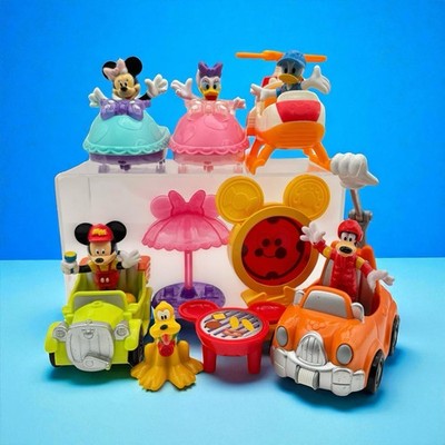 MICKEY MOUSE CLUBHOUSE Vintage DISNEY TOY FIGURE Mix LOT Car Jet Ski Accessories