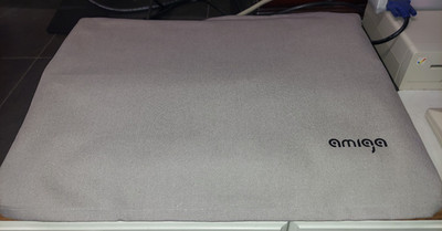 Commodore Amiga A500 Dust Cover - Grey/Black - New
