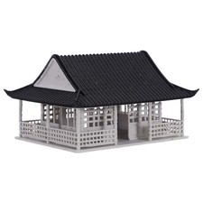 Miniature Accessories Chinese Building Decor Asian Bonsai Pavilion