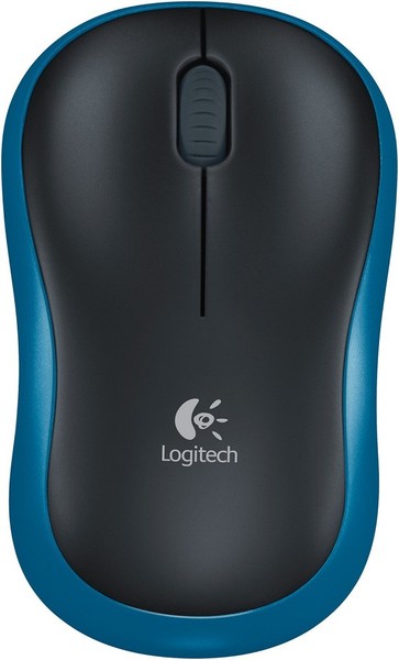 Logitech Kabellose Maus M185 Maus Kabellos Blau-image