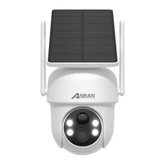 ANRAN 2K WiFi 100%-Wireless Solar Powered  Security IP Camera Outdoor CCTV House