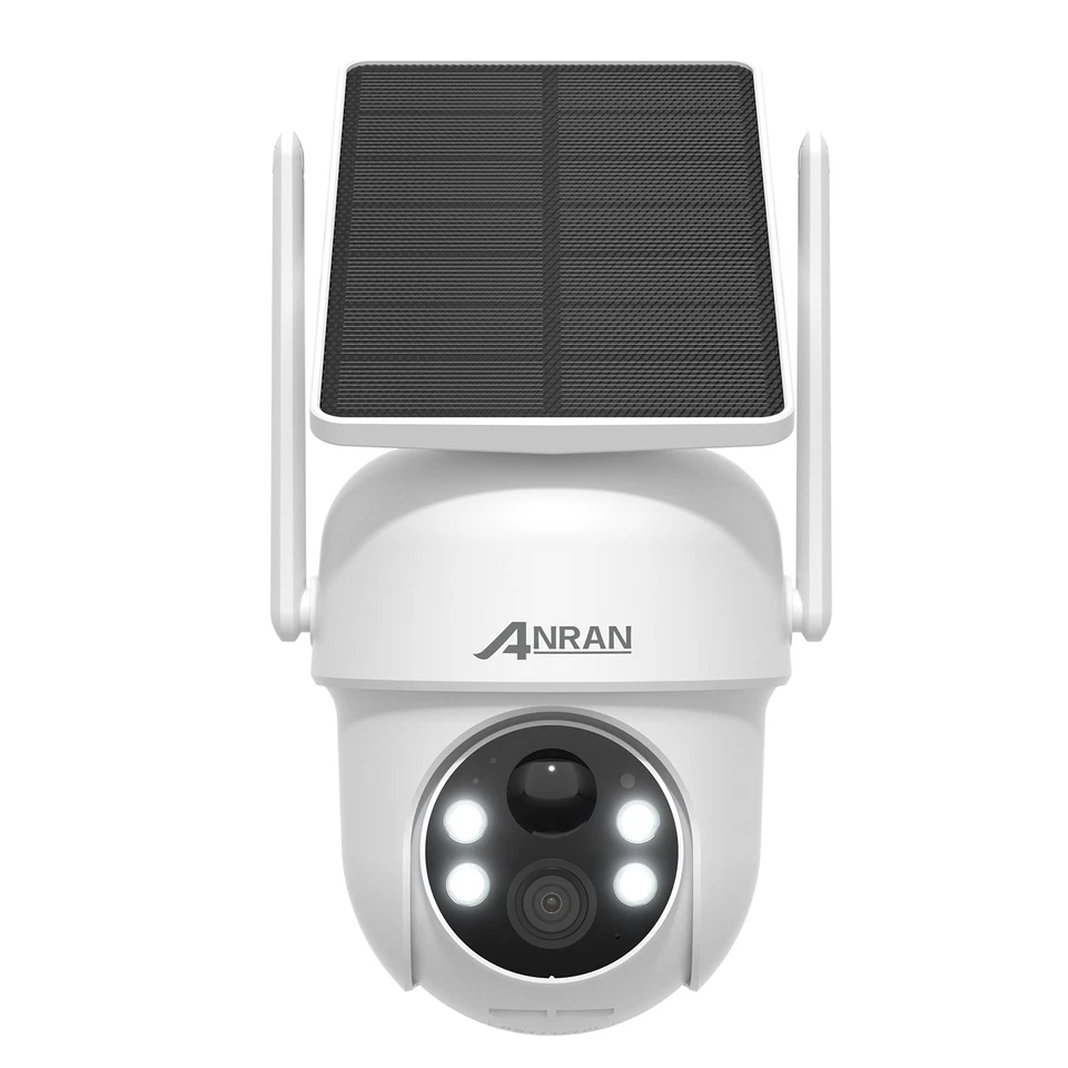 ANRAN 2K Solar Battery Powered 100%Wire-Free Security Camera,Outdoor IP PTZ CCTV - Image 2 of 4