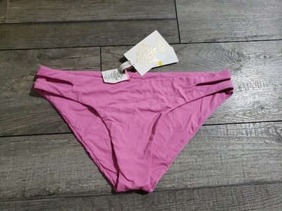 BECCA Women's Standard Color Prism Bottom Bikini Bottom Swimwear, Sz M