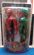 Vintage Spider-Man and Green Goblin 2001 Walkie Talkies with Movable Arms NIB