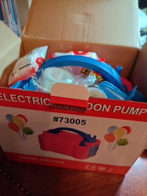 #ad Electric Balloon Pump High Pressure Easy To Operate Model 73005 Purple $17.95