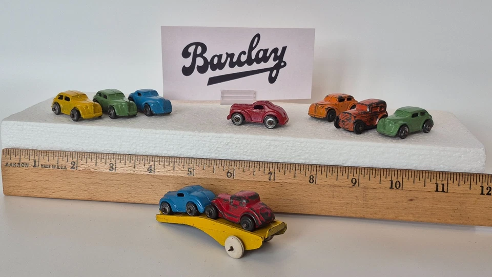 TRANSPORTE BARCLAY SERIE 2 (PRE GUERRA) MÁS 9 COCHES, LOTE DE 10 Foto 3 de 4