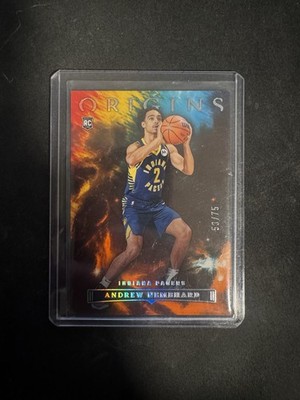 2022-23 Panini Origins Andrew Nembhard Rookie RC Orange /75 Indiana Pacers #19