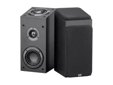 Monoprice Premium Immersive Satellite Speakers - Black (Pair) With 3in woofer