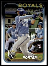 2024 Topps Logan Porter Rookie Kansas City Royals #666