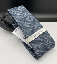 PERRY ELLIS Portfolio Men's 100% Polyester Tie ~ Blue ~ Namin Abstract ~ $55.