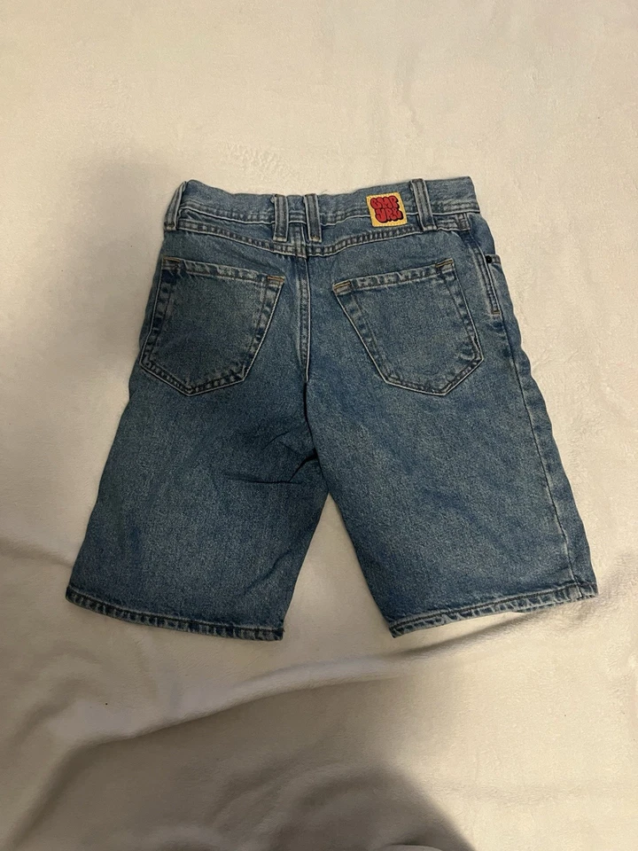 Vintage Empyre Blue Denim Shorts (Jorts) — Size S Streetwear Skate Style🐁 - Image 2 of 4
