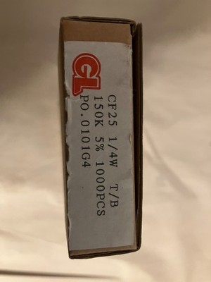 150k Carbon Film Resistor 1/4W .25 Watt 5% Tolerance | 10 Pieces | US Shipping